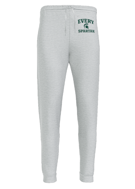 Light grey sweatpants with 
