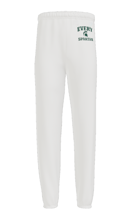 Gray sweatpants with 