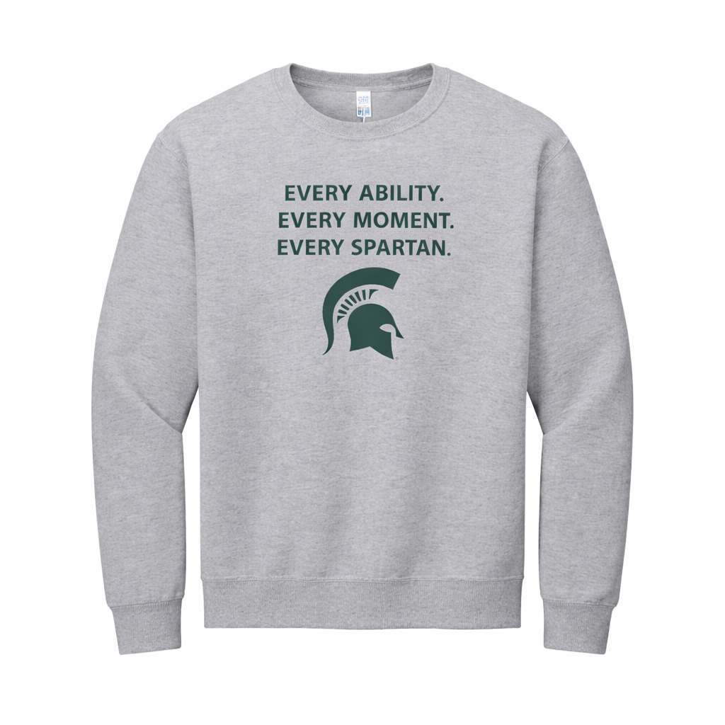 Youth Core Fleece Crewneck Sweatshirt (manifesto) Port & Co™ Athletic Heather