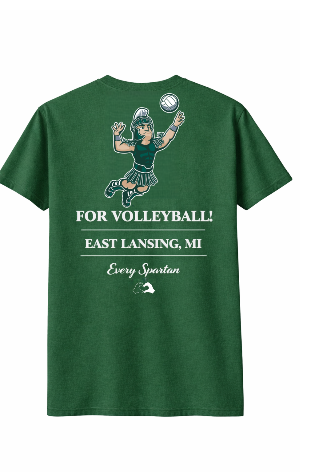 Unisex Jersey Short Sleeve Tee (beautiful day volleyball) BELLA+CANVAS® Forest