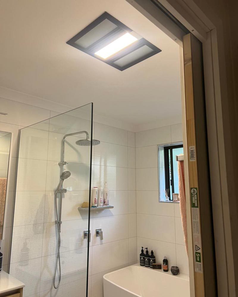 New Installed Shower Lighting — Electrical Services In Corowa, NSW