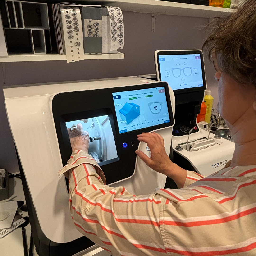 Montage verre optique - Genève