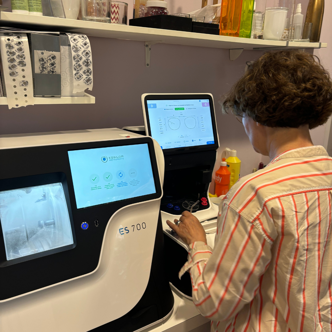 Découpe verres optiques sur mesure Genève