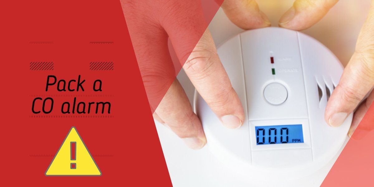Pack a CO alarm on your staycation holiday during lockdown Gas Training & Assessment