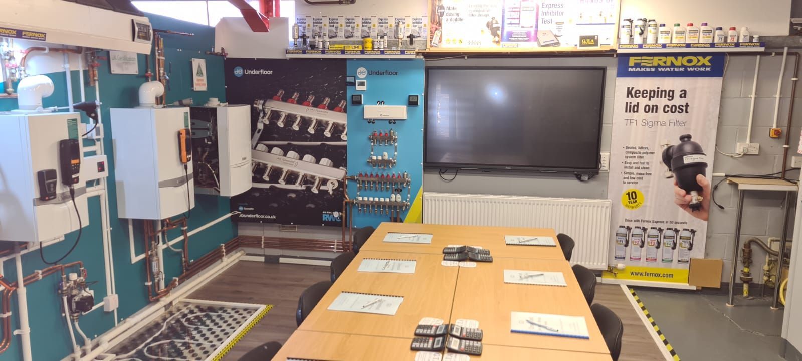 Gas Training & Assessment training centre classroom in Basildon