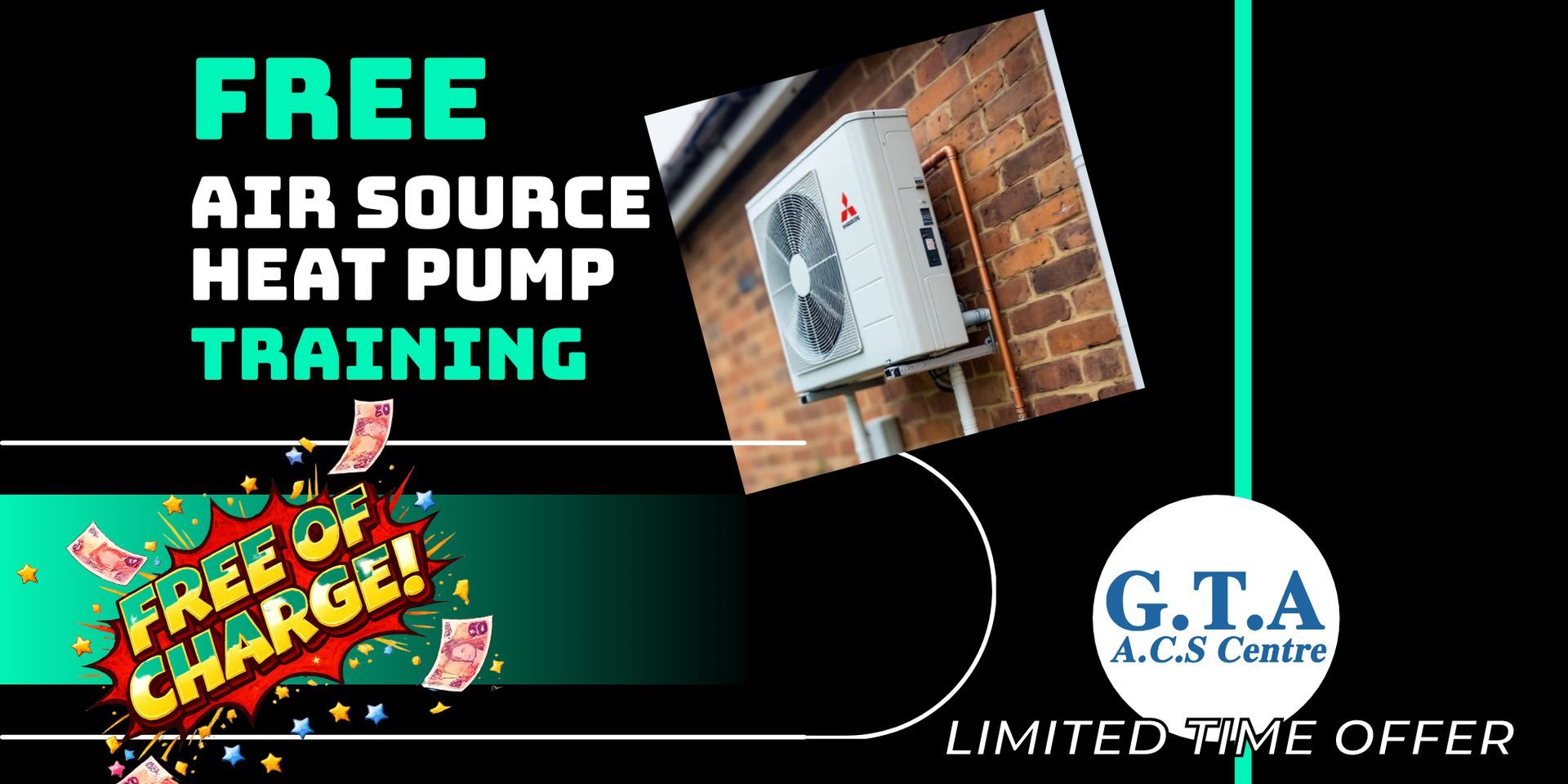 free air source heat pump training offer from Gas Training & Assessment