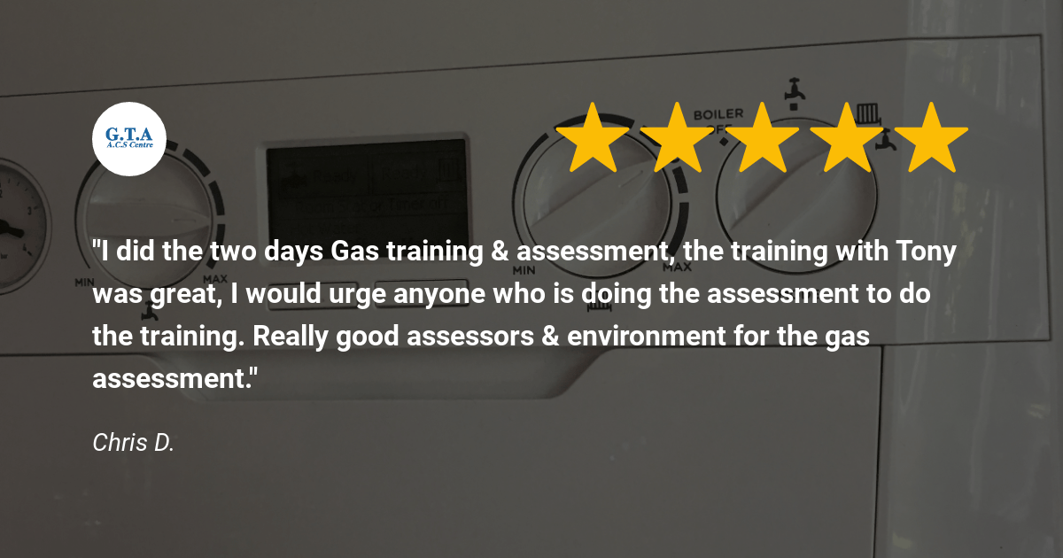 Gas training courses in Grays, Essex first class gas training centre
