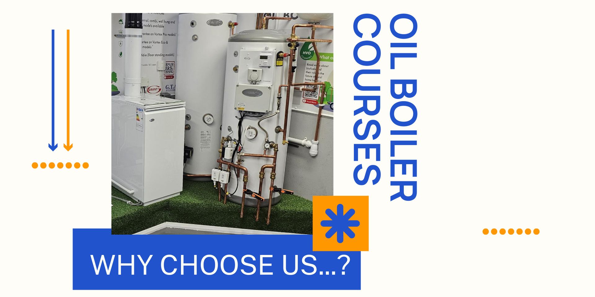 Why choose us oil boiler courses ?