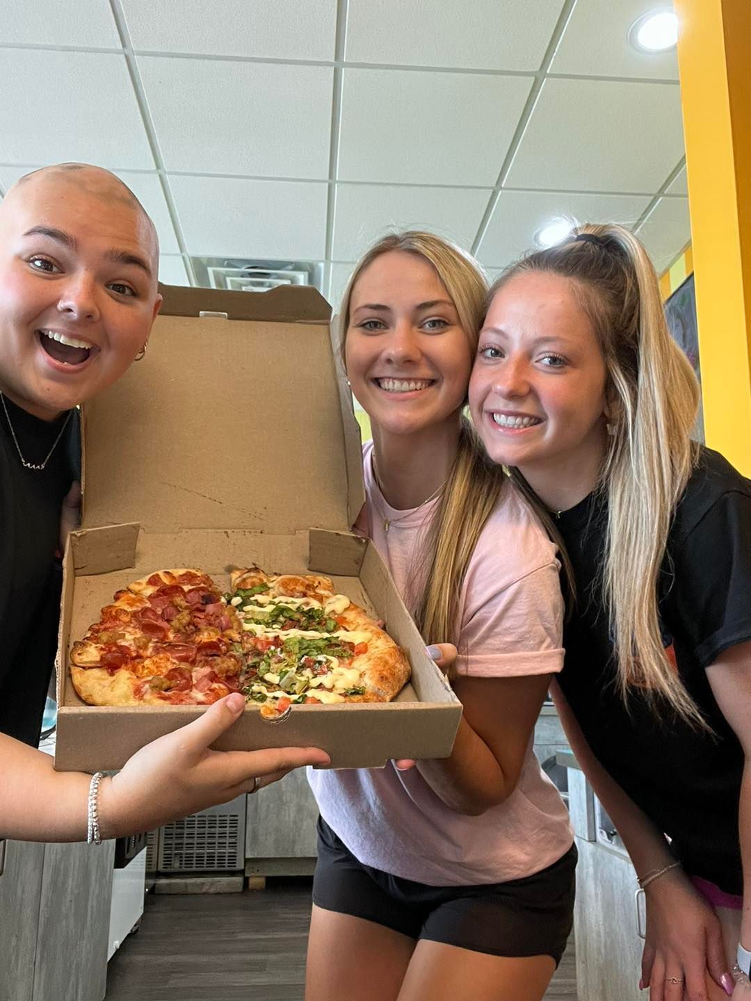 Pizza at CC's Dairy Bar