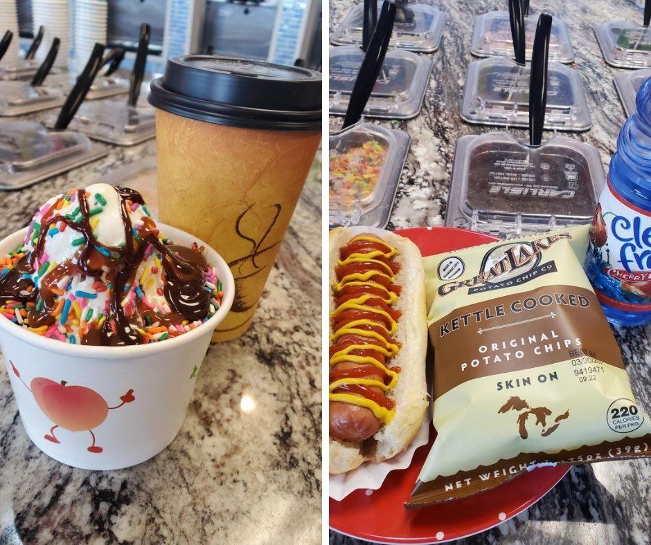 Offering soft serve ice cream, hard dip ice cream, food, coffee and more in New Baltimore, MI