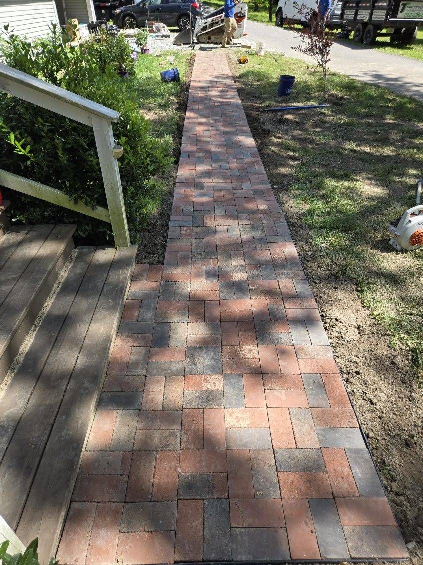 brick pathway