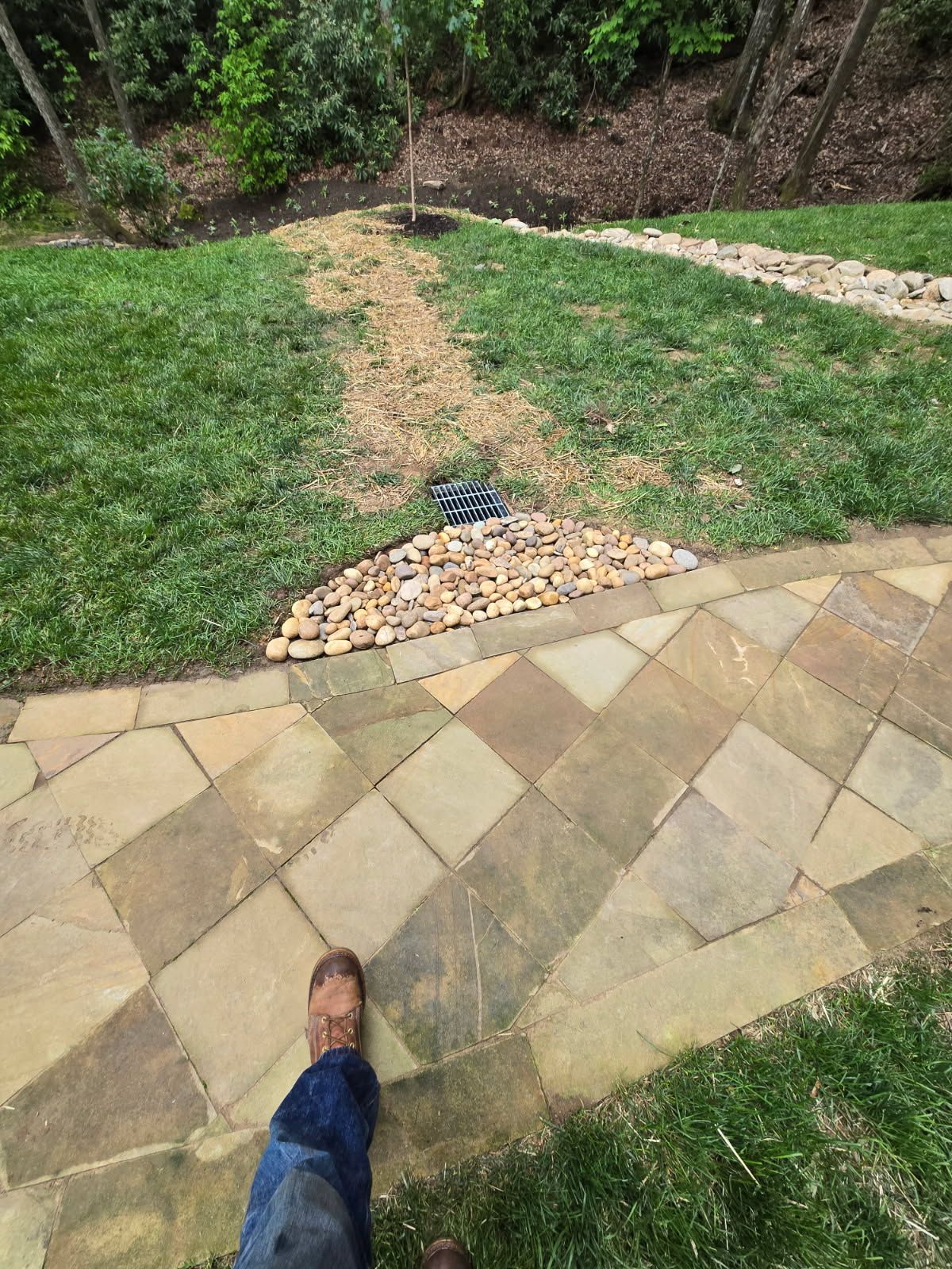 stone walkway