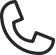 A black and white drawing of a phone on a white background.