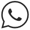 A black and white icon of a phone in a speech bubble.