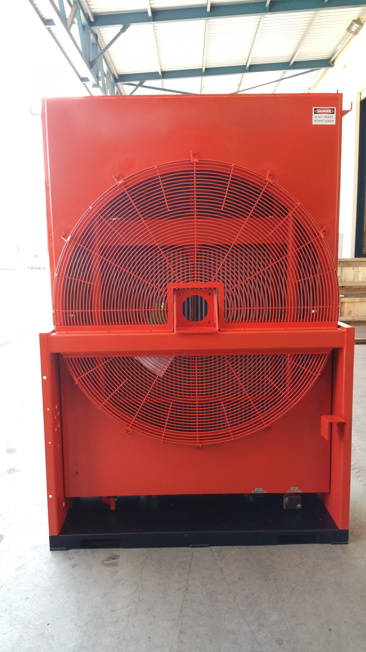 Red Radiator Front View — Welshpool, WA — L&M Radiator