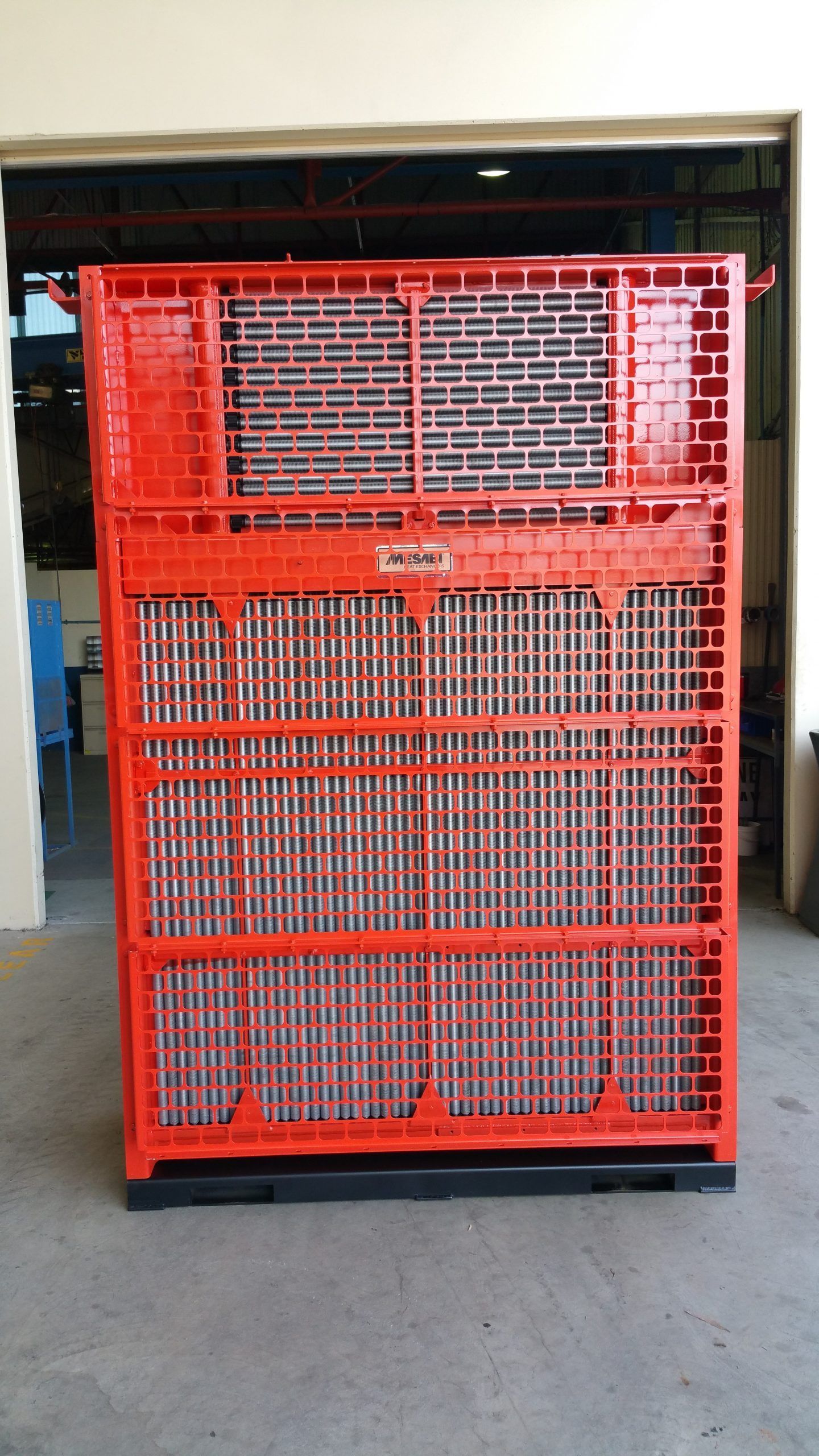 Red Radiator Back View — Welshpool, WA — L&M Radiator