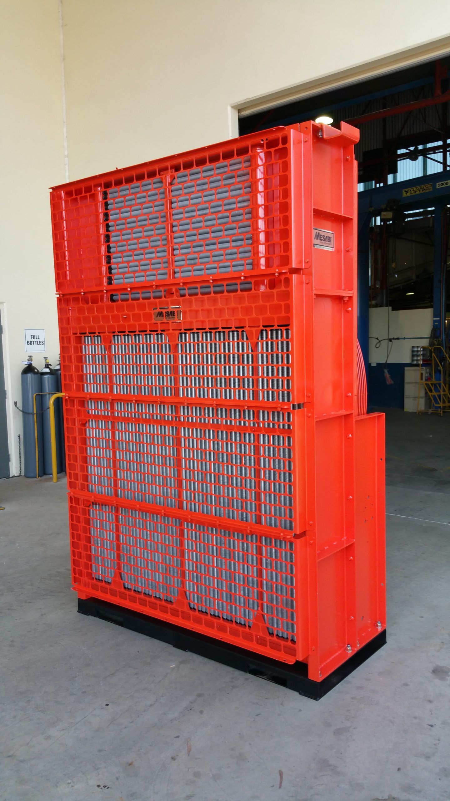 Red Radiator Close Up View — Welshpool, WA — L&M Radiator