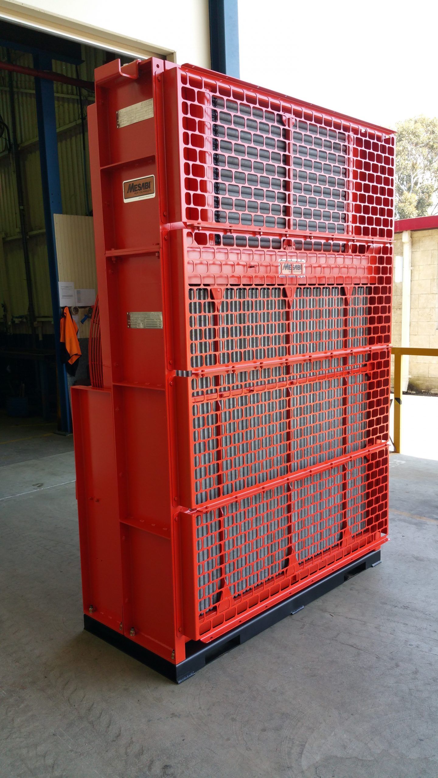 Red Radiator Side View — Welshpool, WA — L&M Radiator
