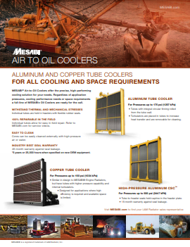 Air To Oil Coolers Brochure — Welshpool, WA — L&M Radiator