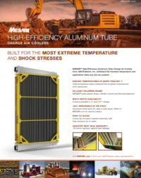 High Efficiency Charge Air Cooler Brochure — Welshpool, WA — L&M Radiator