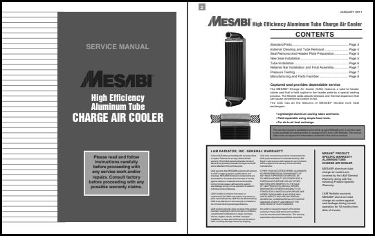 Charge Air Cooler Aluminium Tube — Welshpool, WA — L&M Radiator