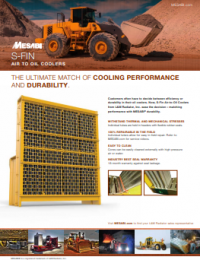 S Fin Air to Oil Cooler Brochure — Welshpool, WA — L&M Radiator