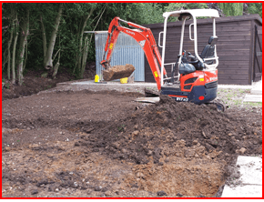 For an end to back breaking excavation in Tamworth call Mini Digger Driver Hire