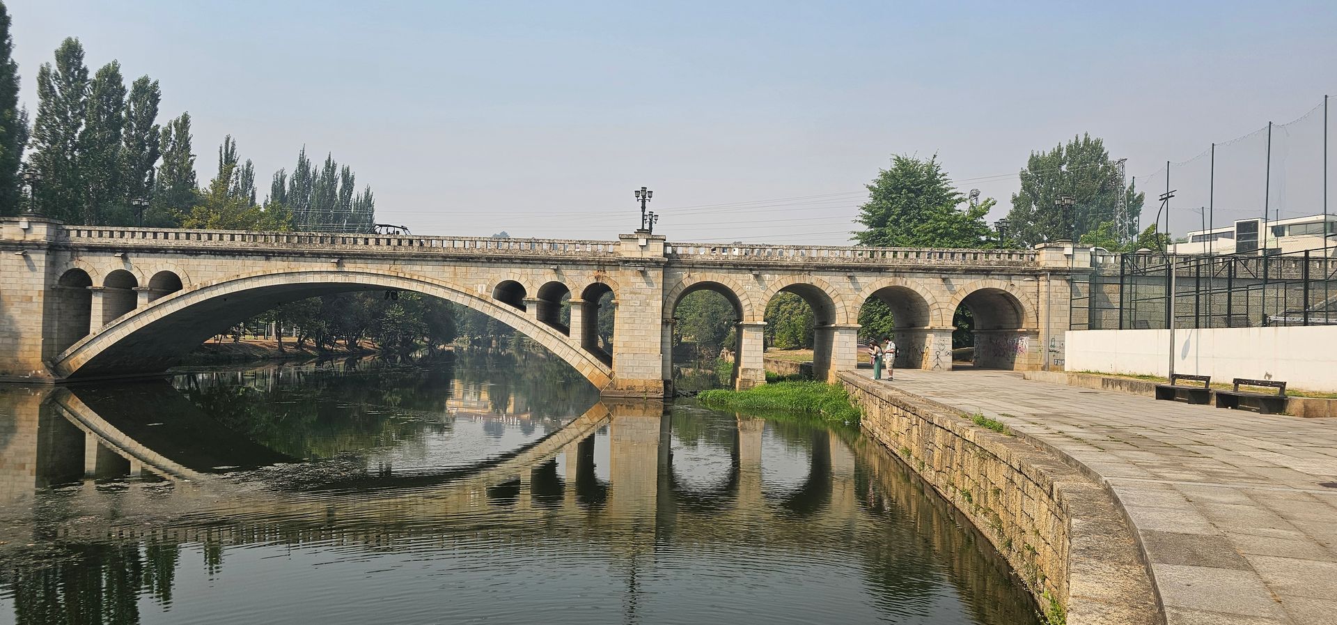 Ponte sobre o rio Tâmega em Chaves