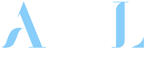 Azul Marketing logo with A & L in light blue and Z & U & Marketing in white