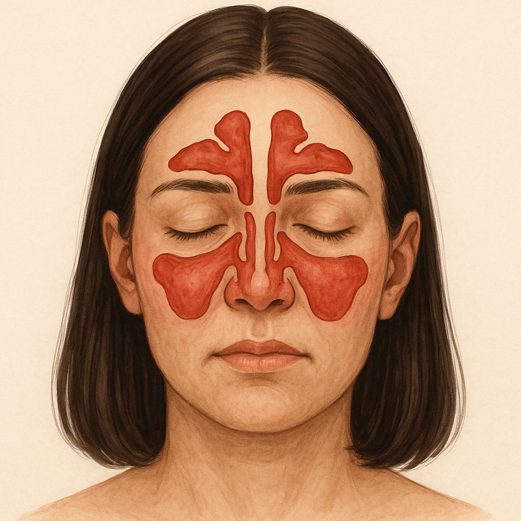 seios da face -sinusite