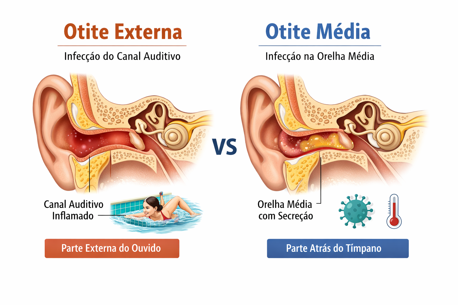 otite externa e otite media
