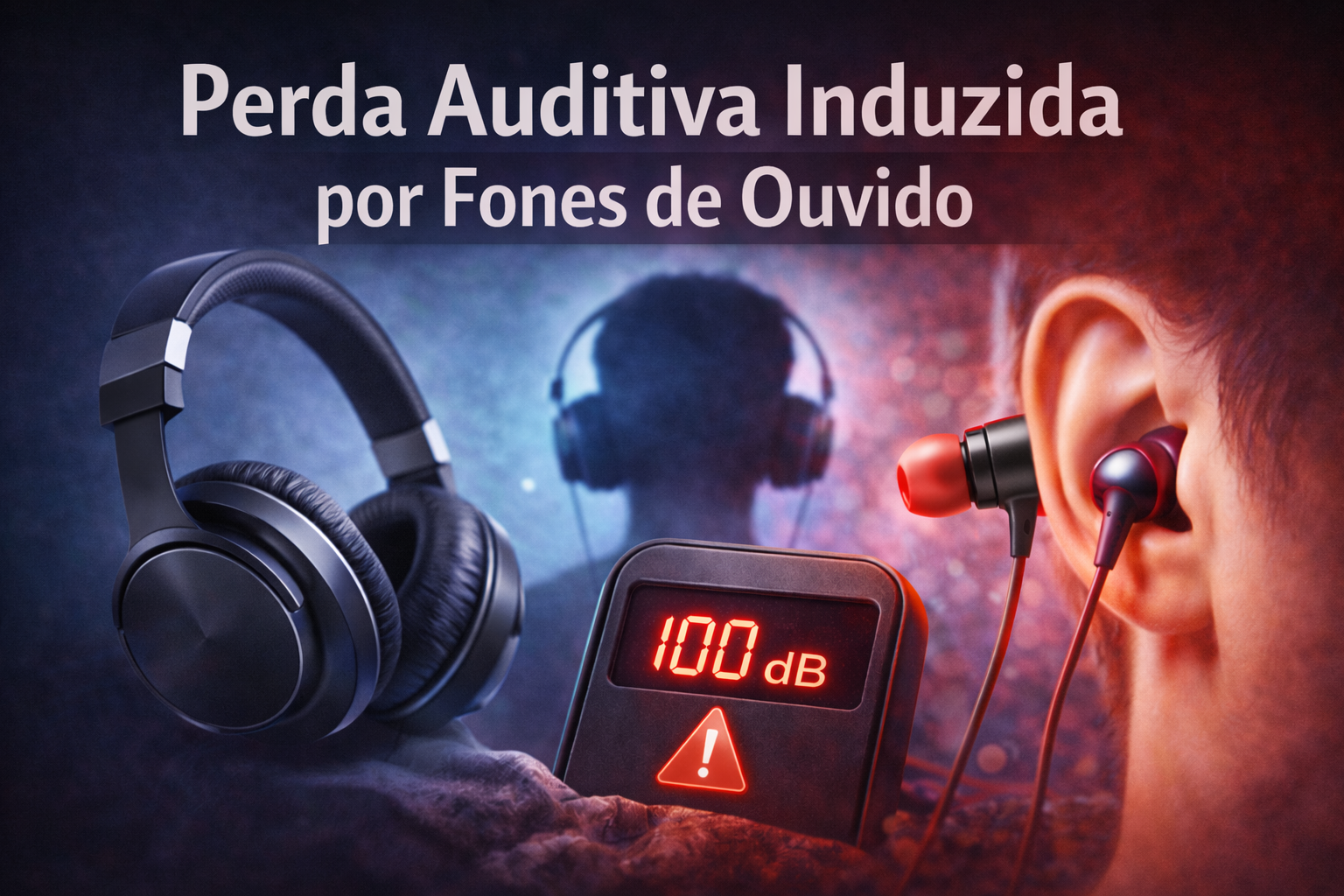 fone de ouvido e perda auditiva