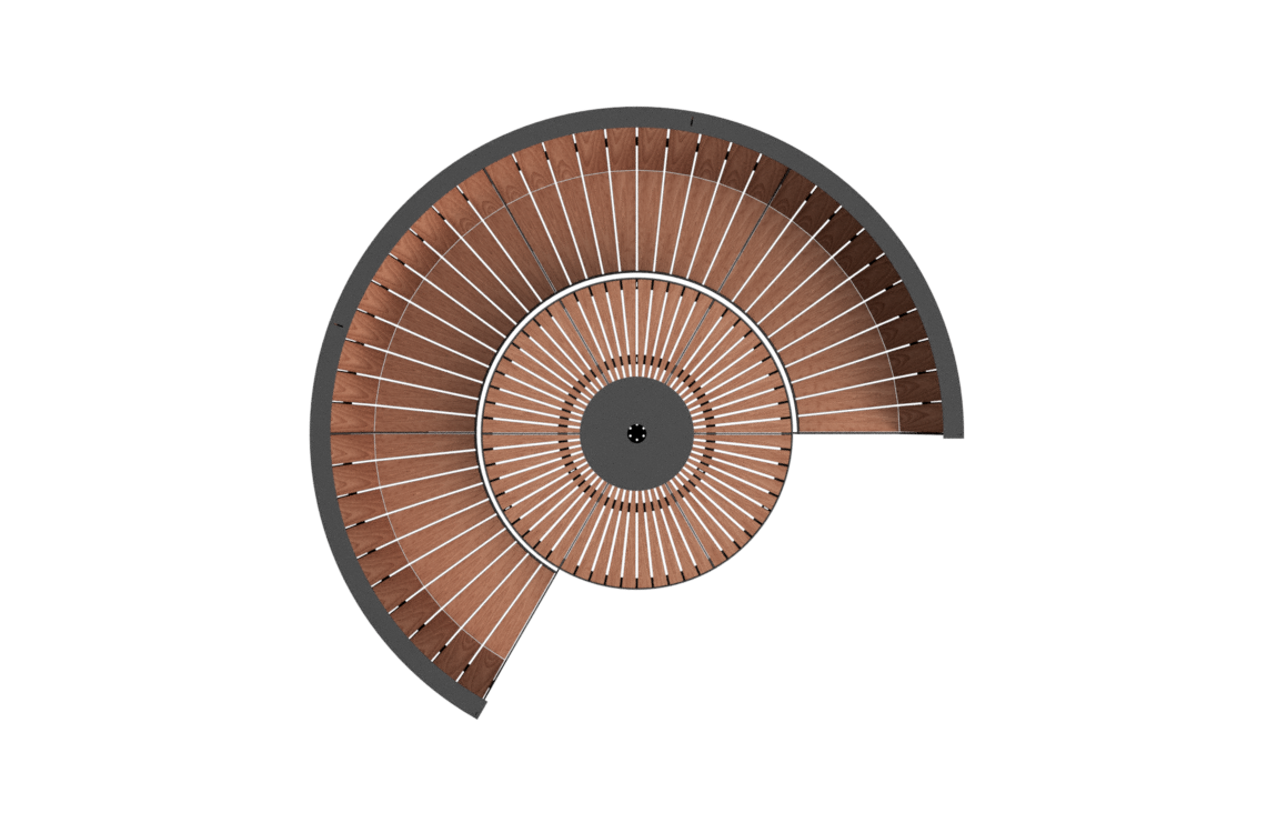 PLATES ronde bank met tafel