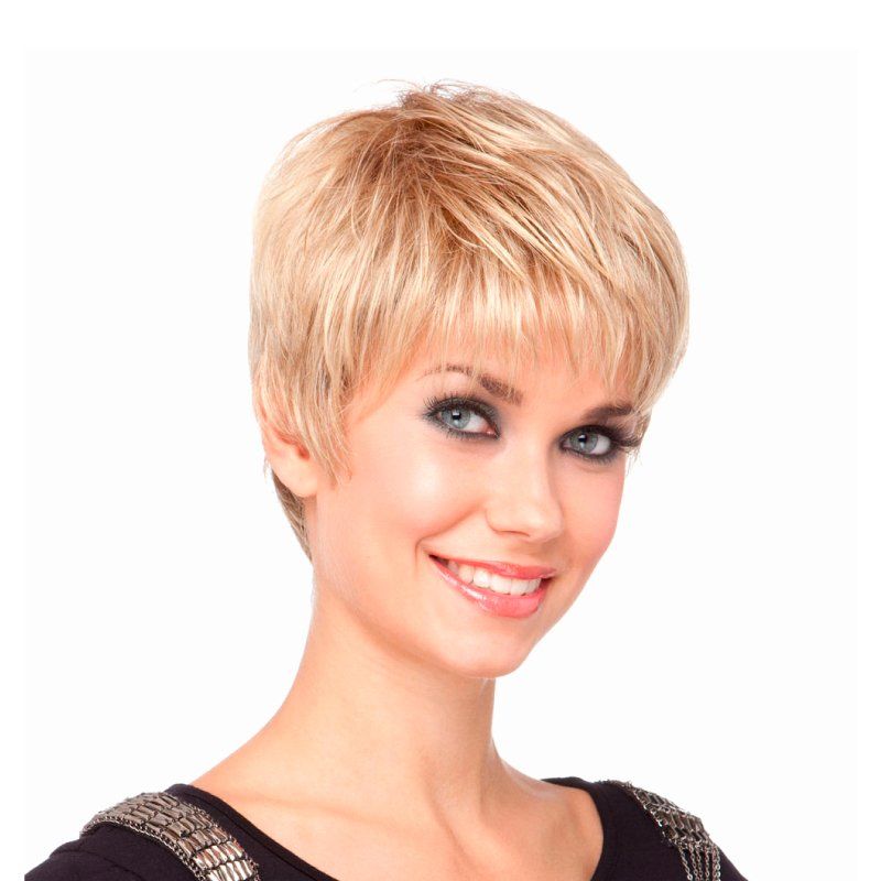 Inversiones Barí Ltda. mujer con peluca sintética