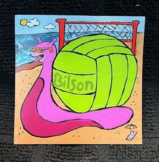 Trippy Snail Magnet (volley ball)