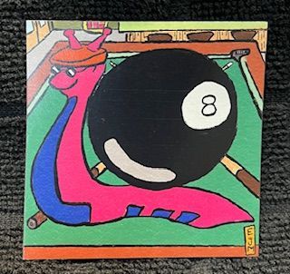 Trippy Snail Magnet (8 ball)