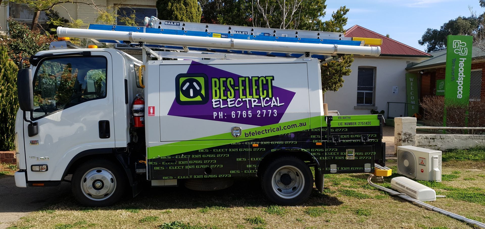 BES-Elect service car in Tamworth