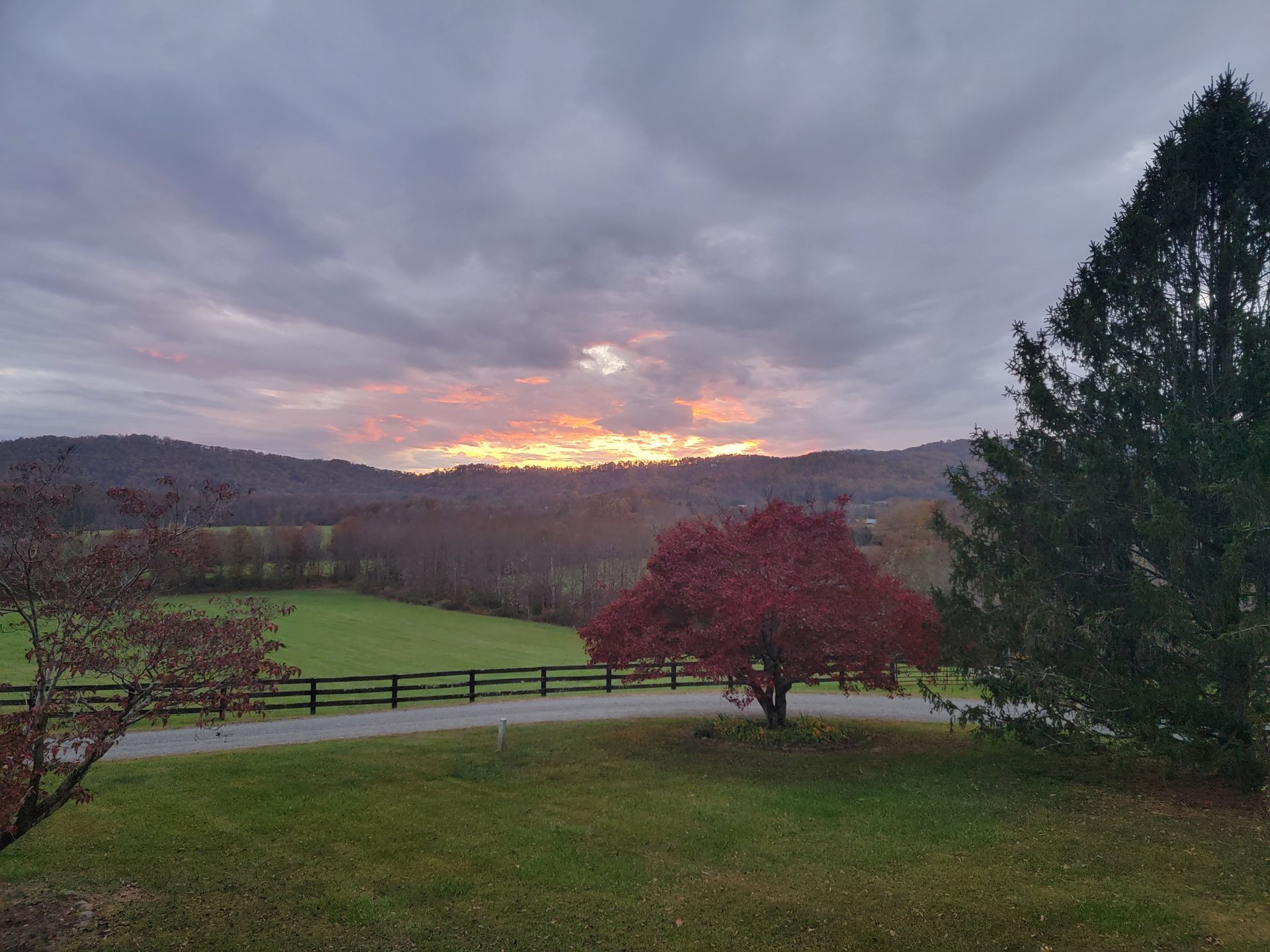 SUNSET AT FAIRHILL FARM