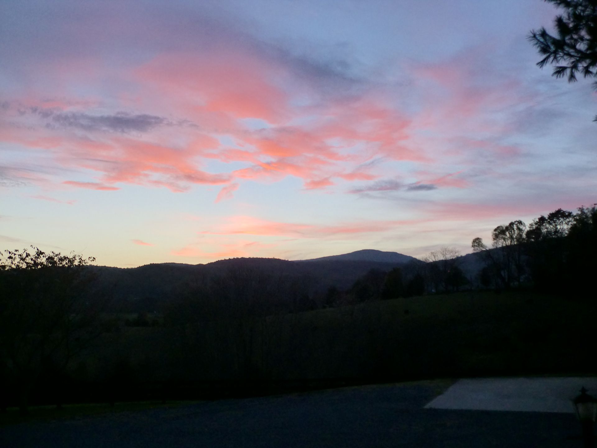 SUNSET AT FAIRHILL FARM