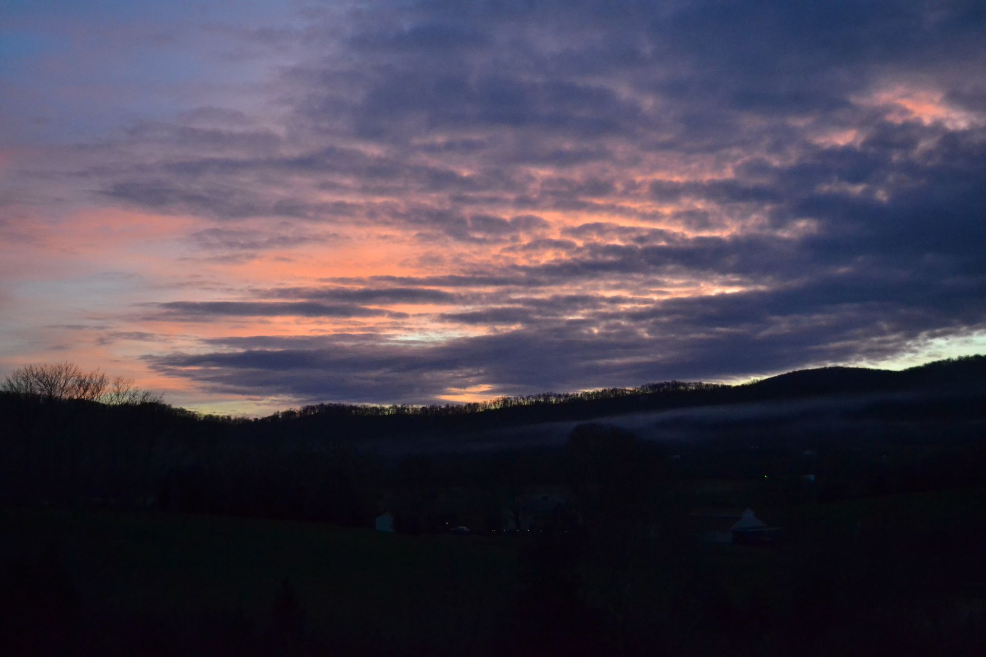 SUNSET AT FAIRHILL FARM