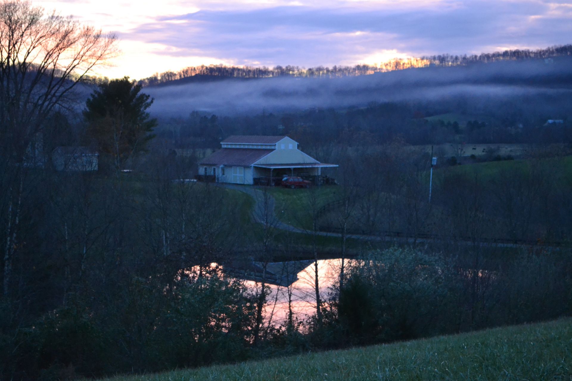 SUNSET AT FAIRHILL FARM