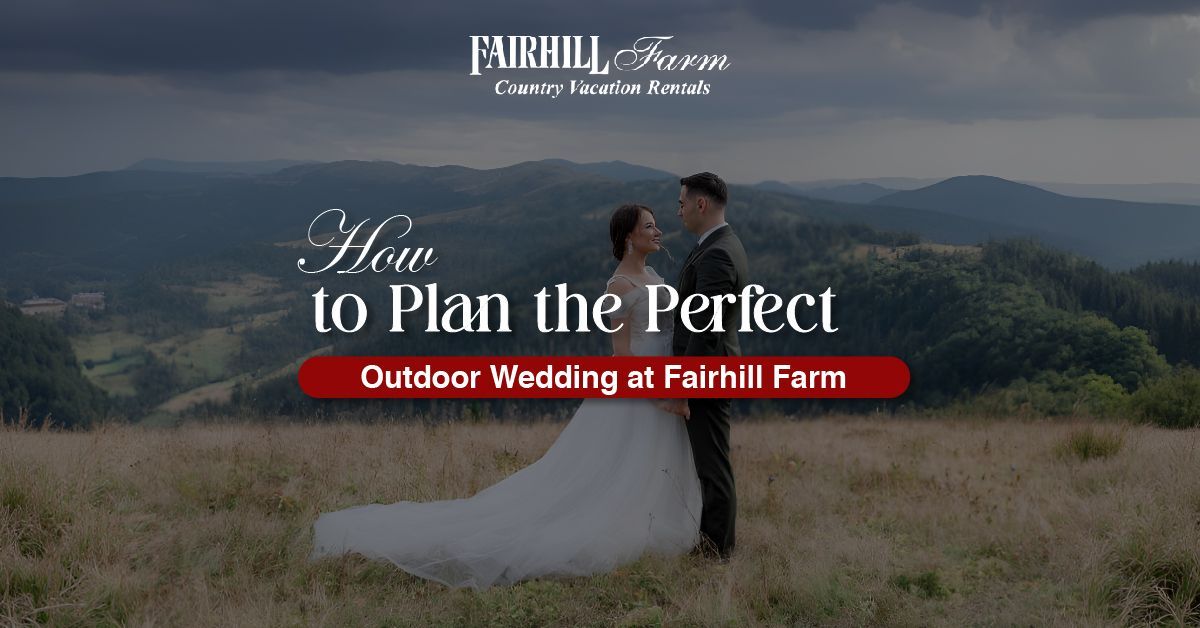 Outdoor Wedding at Fairhill Farm