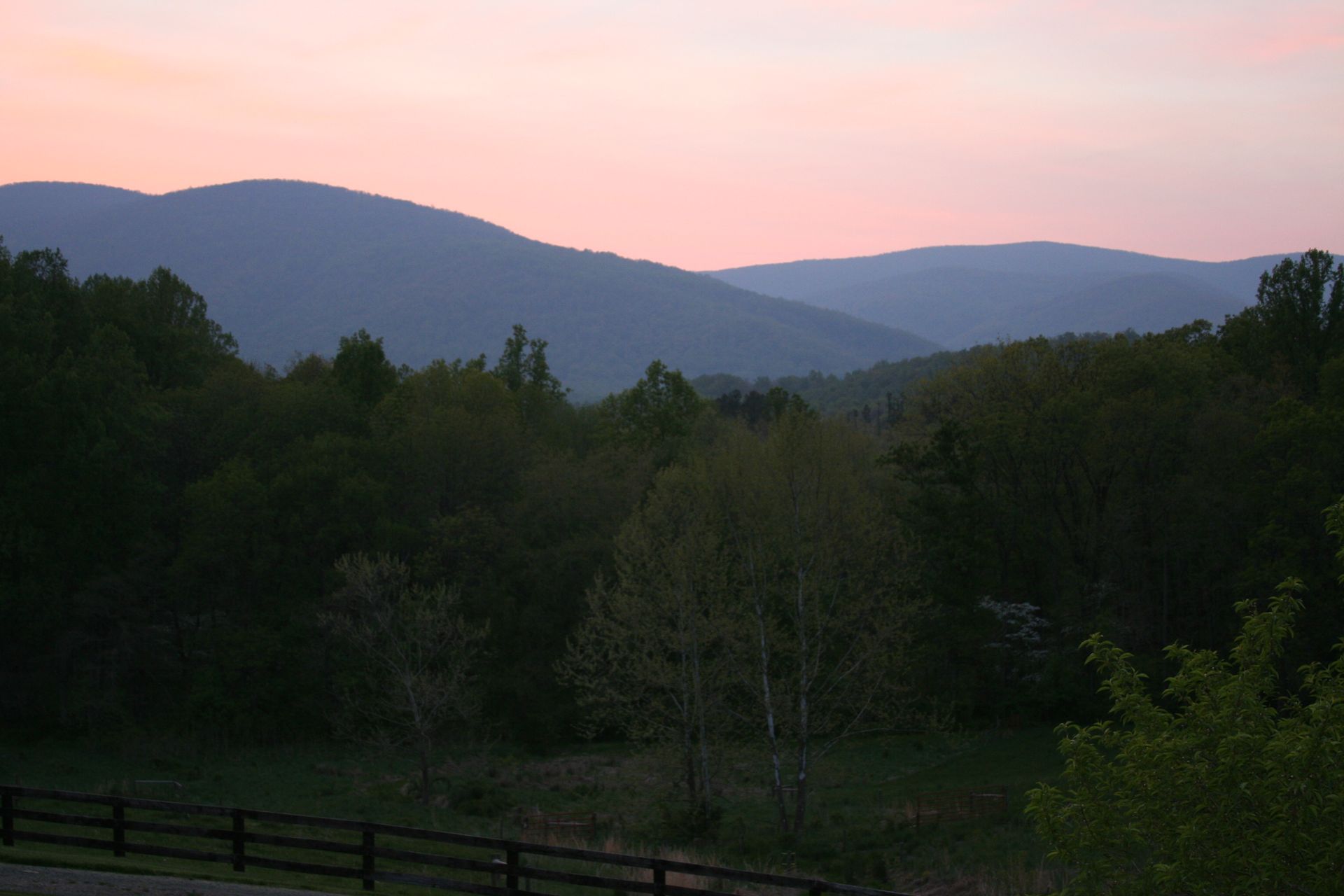 SUNSET AT FAIRHILL FARM