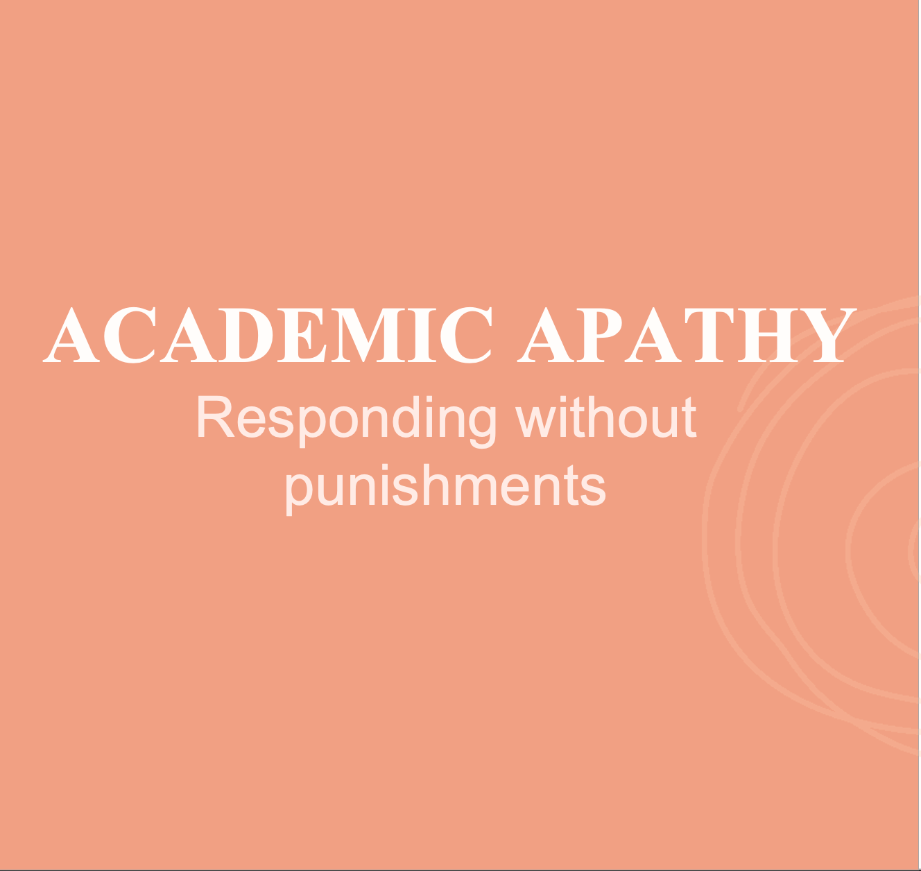 Academic Apathy
