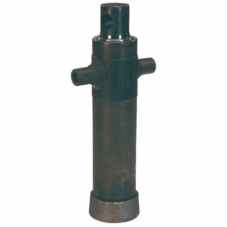 Un cilindro nero con due maniglie su uno sfondo bianco