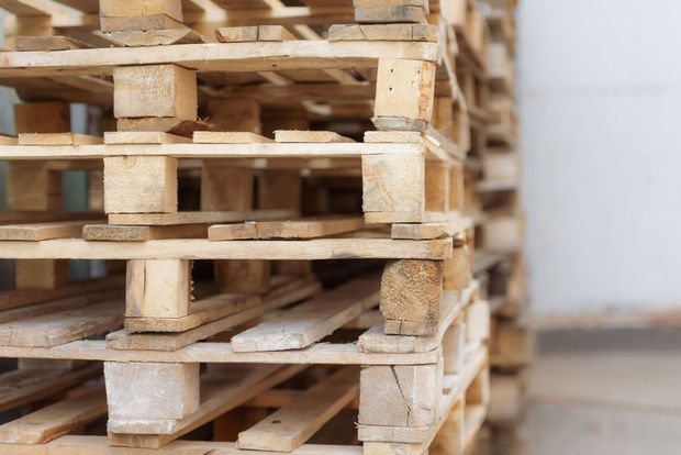 Stack of New Wooden Pallets — Houston, TX — Quality Pallet