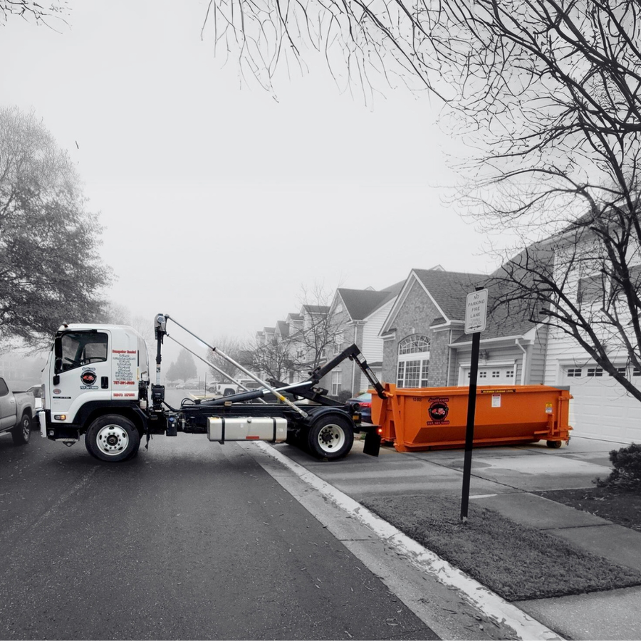 Joalf dumpster truck