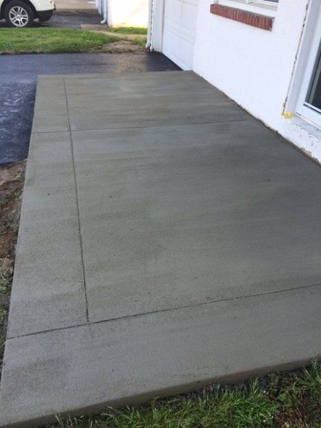 After Concrete Installation — Bear, DE — Black Rock Paving & Sealcoating