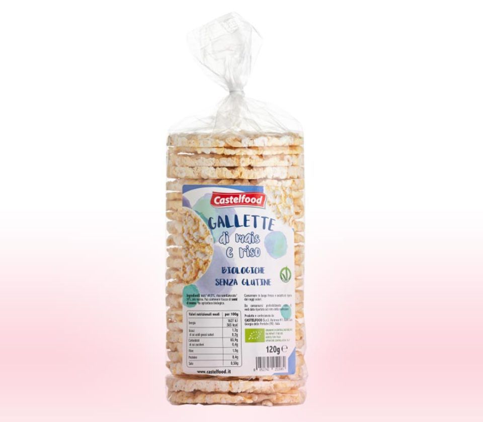 gallette di riso senza glutine a San Giorgio delle Pertiche con mais