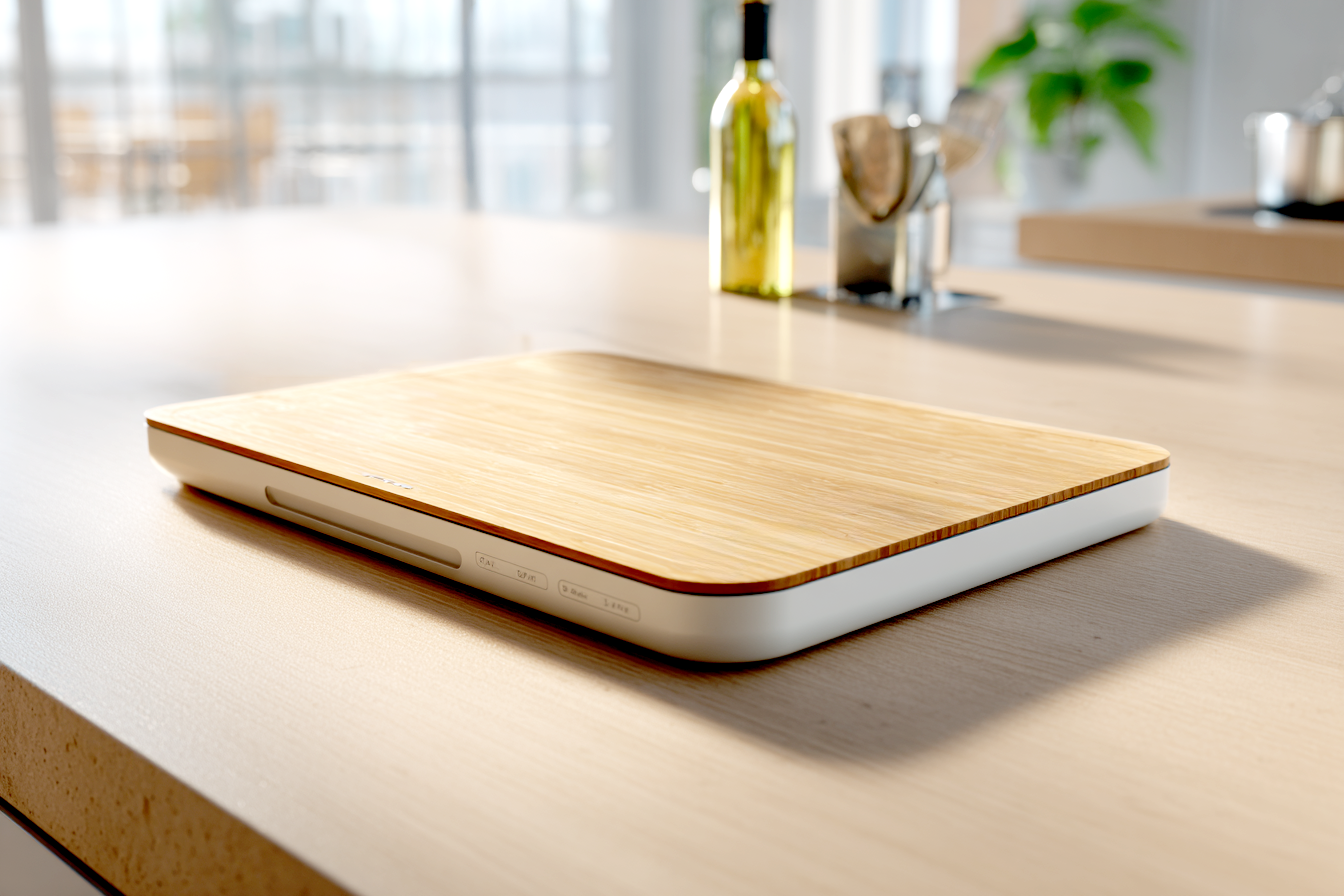 an A.I. image of a bluetooth speaker concept